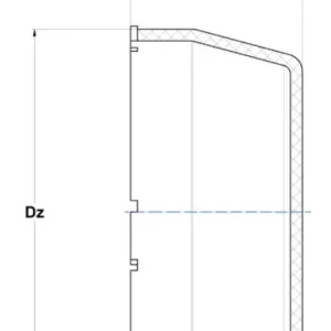 Pokrywa nieprzelotowa plastikowa Osłona CF35 SNR Zwrot pieniędzy